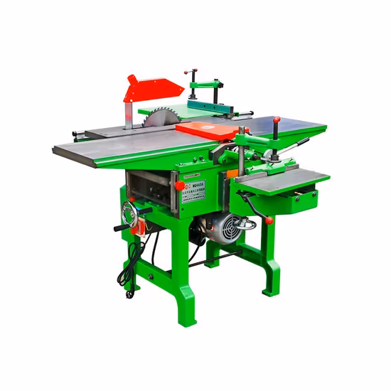 Máquina de moldagem de quatro lados com seis cabeças de eixo, plaina de madeira de 4 lados para carpintaria